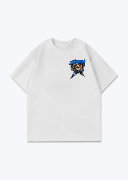 Zürich Lion Oversized T-Shirt - White Front (Designed)