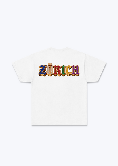 Zürich Jewels Basic T-Shirt - White Back (Designed)