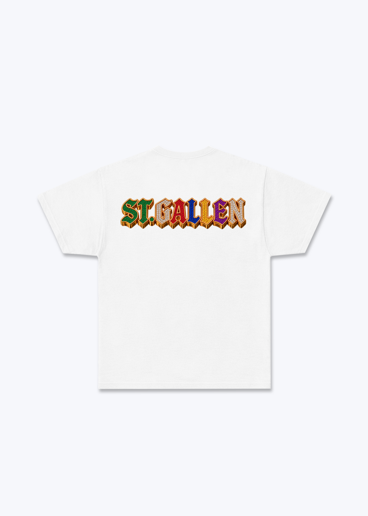 St.Gallen Jewels Basic T-Shirt - White Back (Designed)