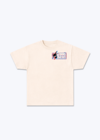 Basel Flash Basic T-Shirt - Beige Front (Designed)