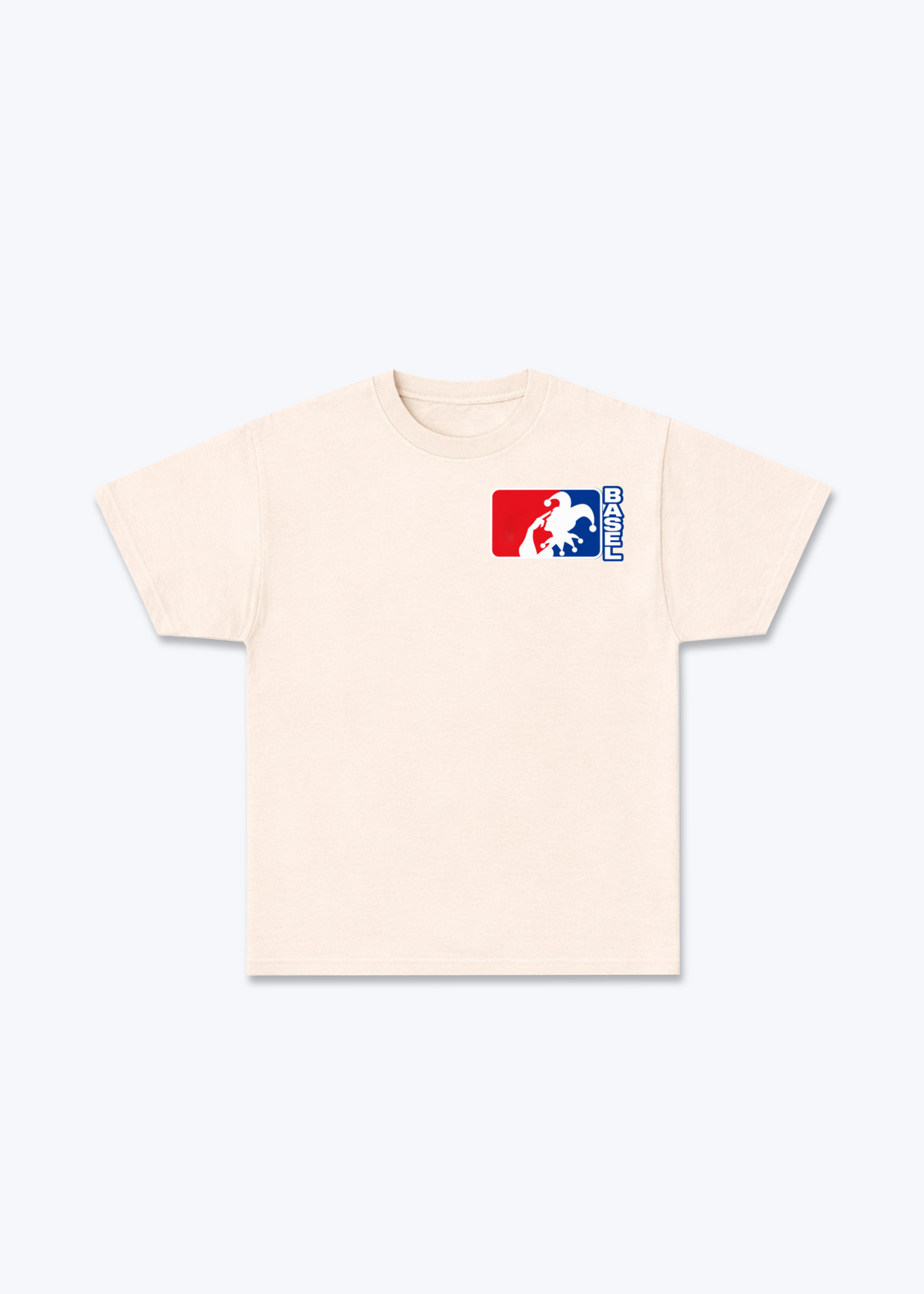 Basel Harlekin Basic T-Shirt - Beige Front (Designed)