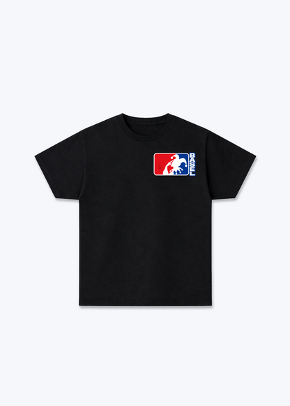 Basel Harlekin Basic T-Shirt - Black Front (Designed)