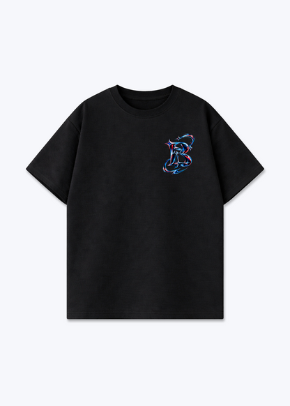 Basel Icon Oversized T-Shirt - Black Front (Designed)