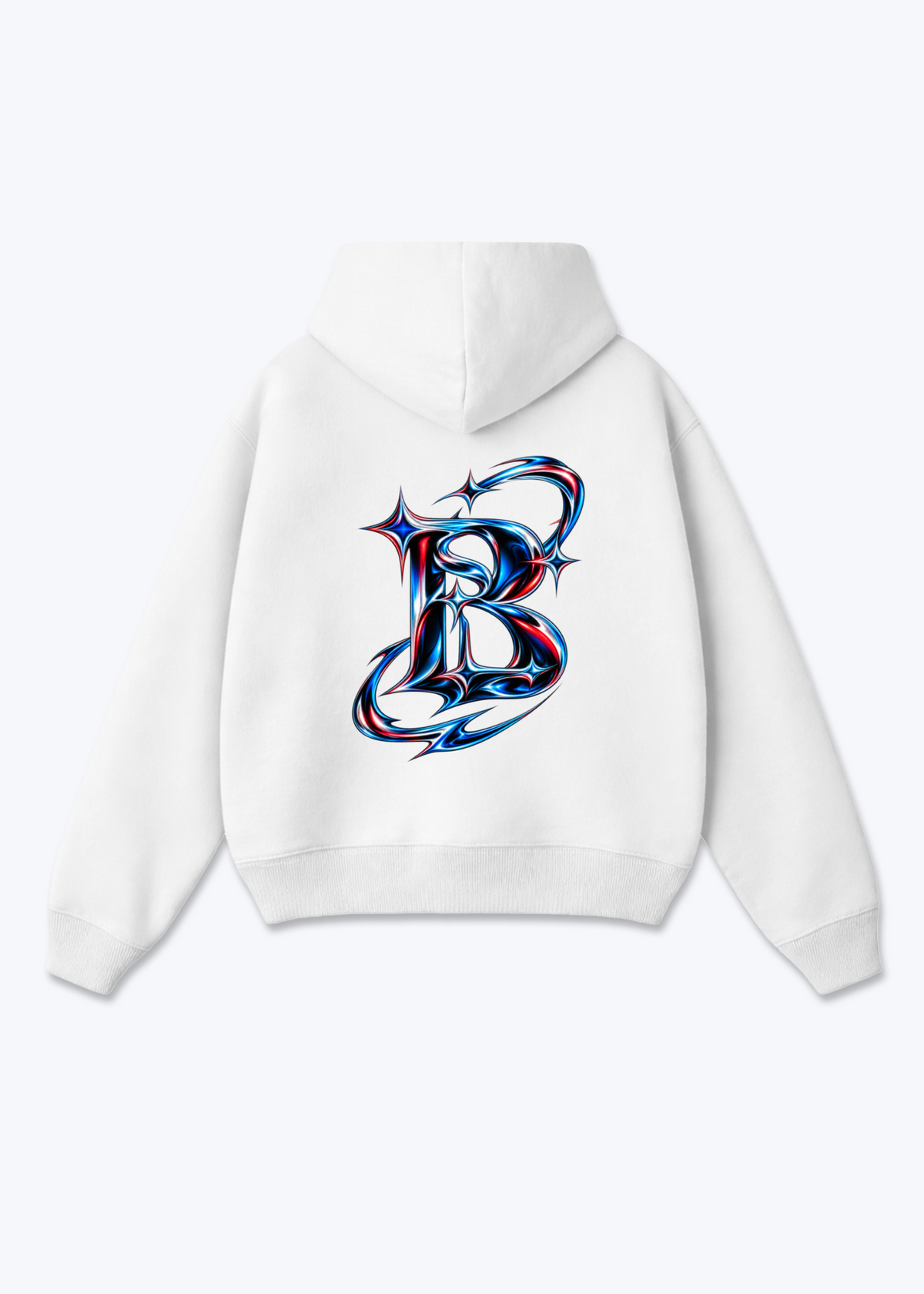 Basel Icon Oversized Hoodie - White Back (Designed)