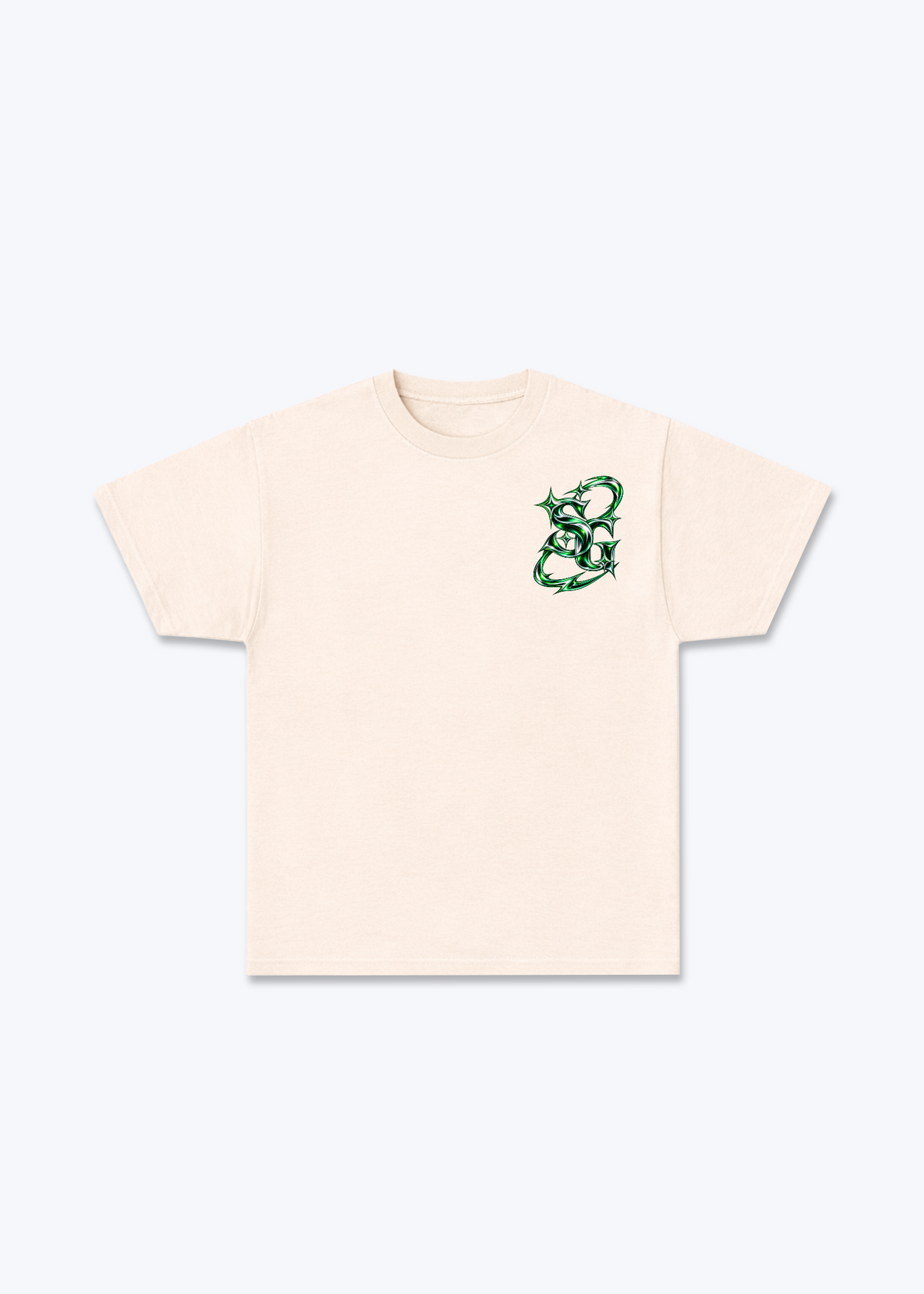 St.Gallen Platin Basic T-Shirt - Beige Front (Designed)