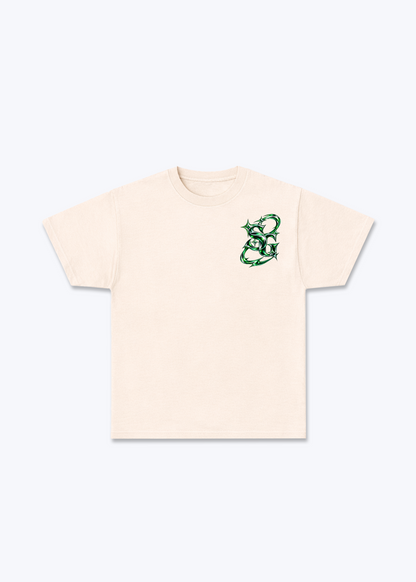 St.Gallen Platin Basic T-Shirt - Beige Front (Designed)