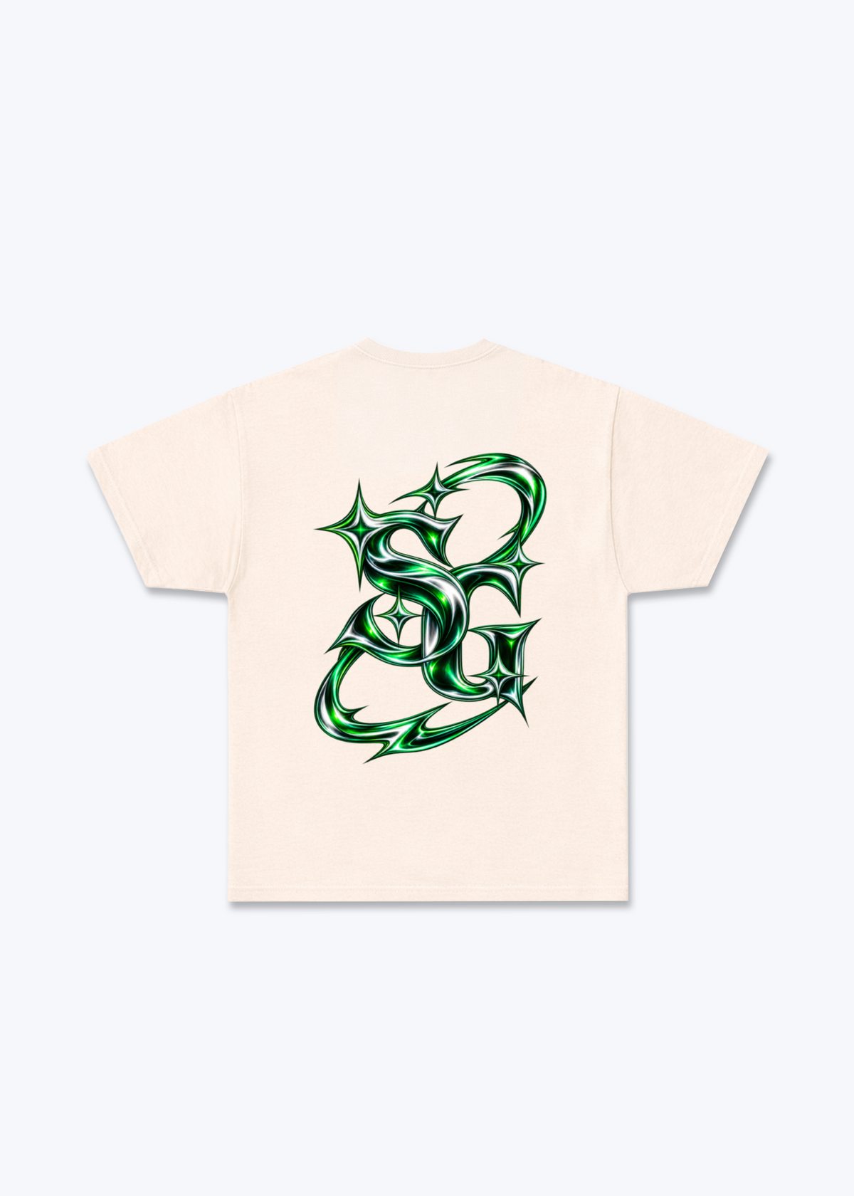St.Gallen Platin Basic T-Shirt - Beige Back (Designed)