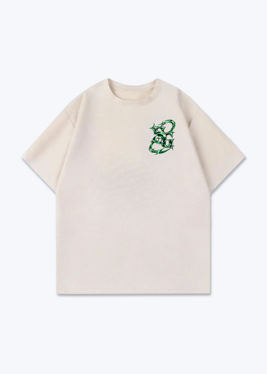 St.Gallen Platin Oversized T-Shirt - Beige Front (Designed)