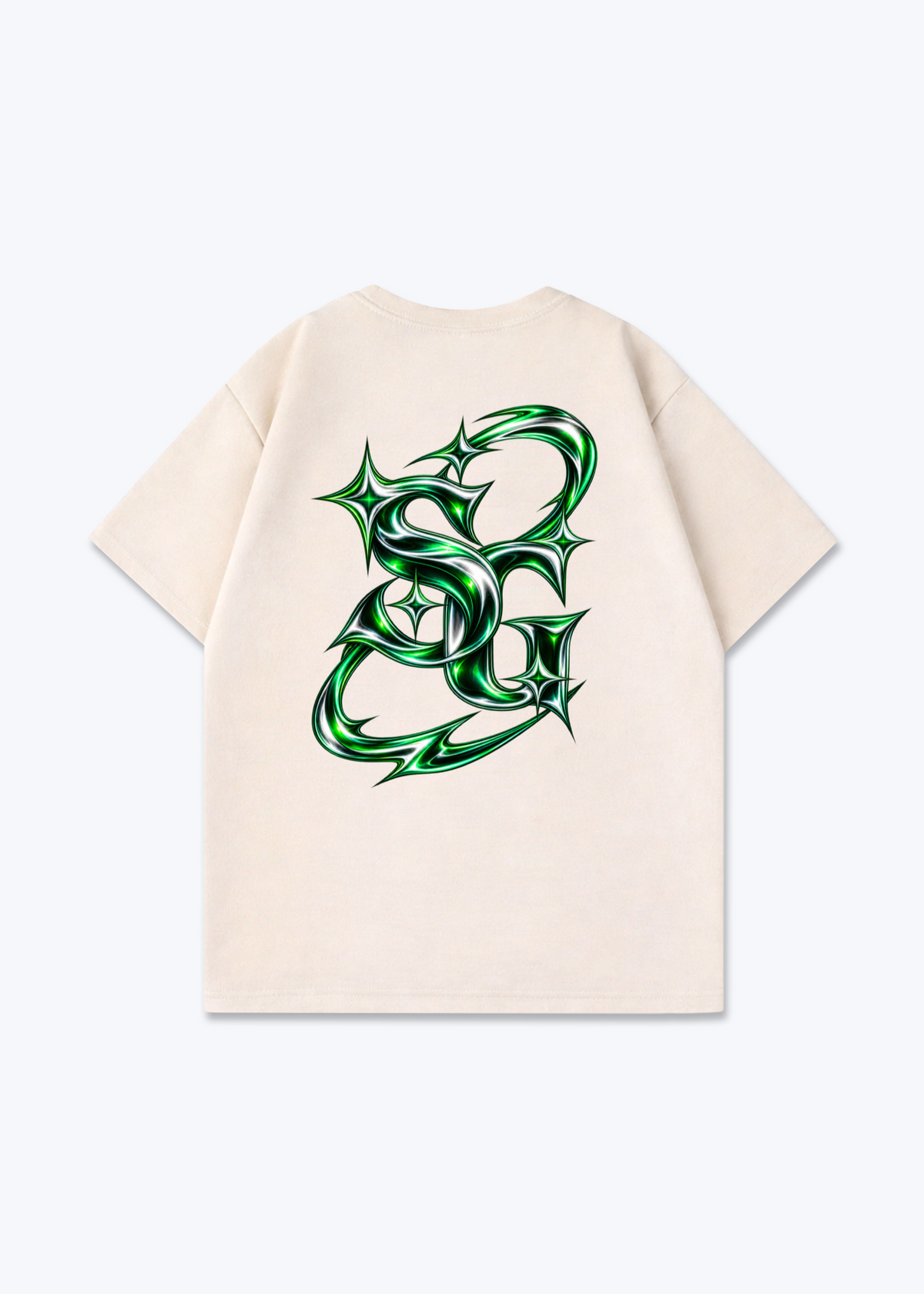 St.Gallen Platin Oversized T-Shirt - Beige Back (Designed)