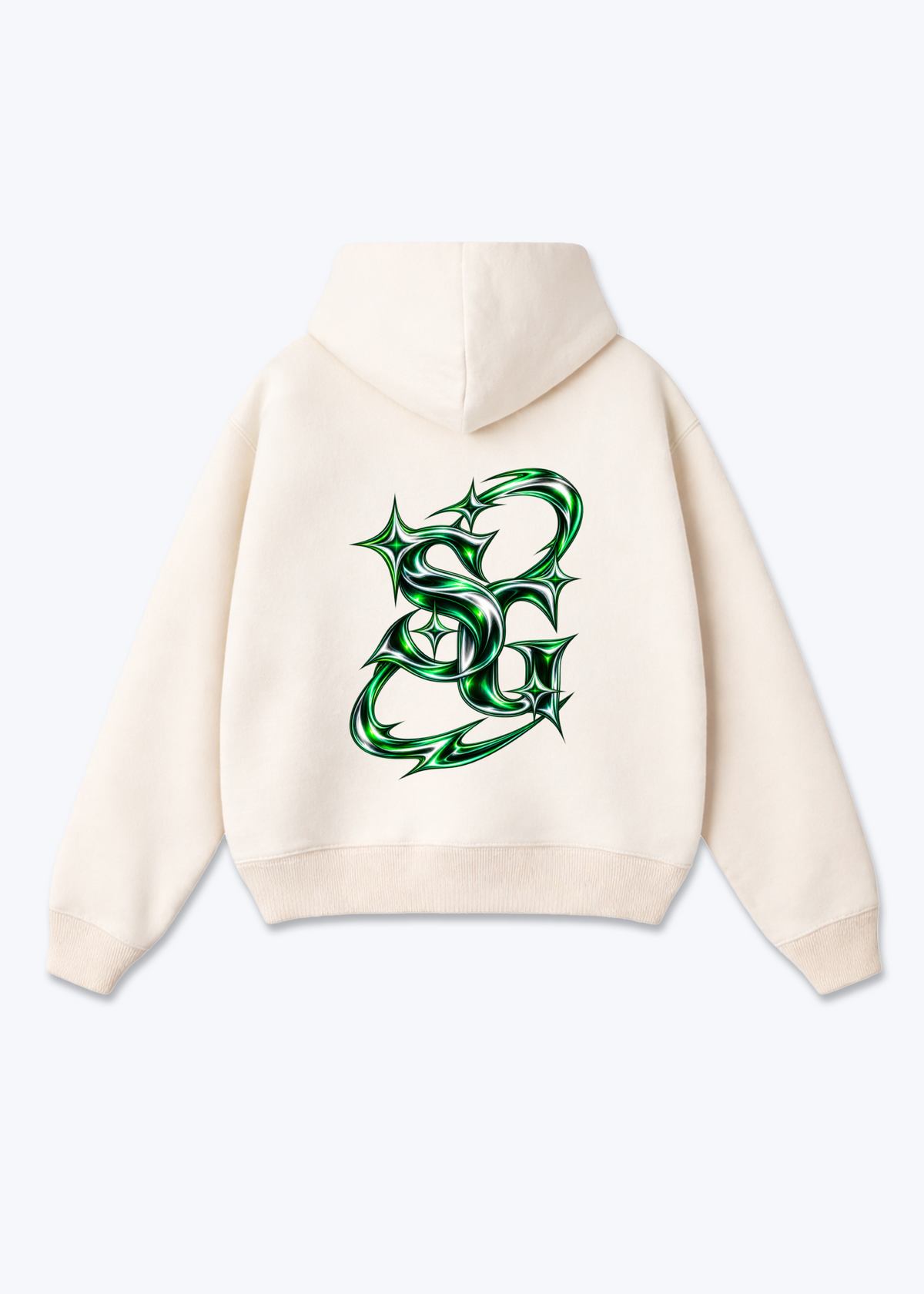 St.Gallen Platin Oversized Hoodie - Beige Back (Designed)