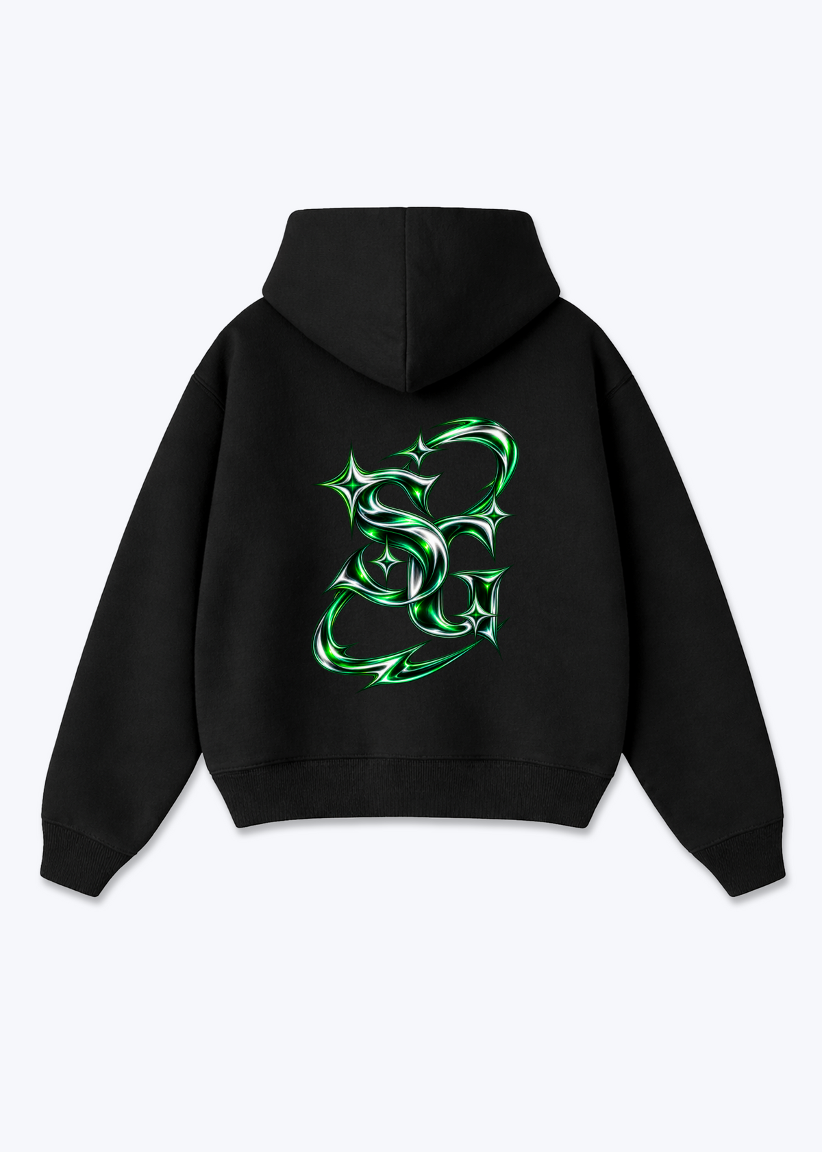 St.Gallen Platin Oversized Hoodie - Black Back (Designed)