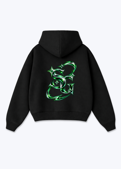 St.Gallen Platin Oversized Hoodie - Black Back (Designed)