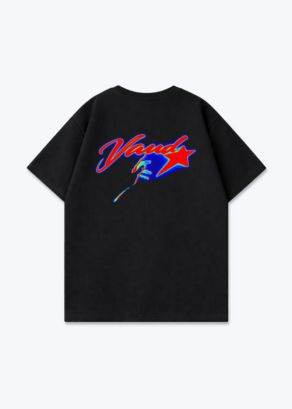 Vaud Star Oversized T-Shirt - Black Back (Designed)