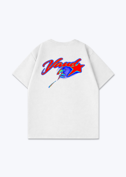 Vaud Star Oversized T-Shirt - White Back (Designed)
