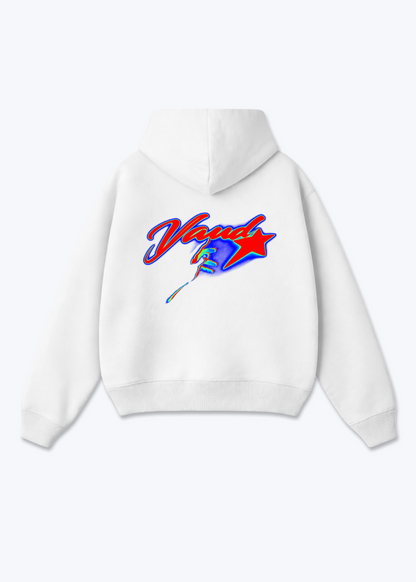 Vaud Star Oversized Hoodie - White Back (Designed)