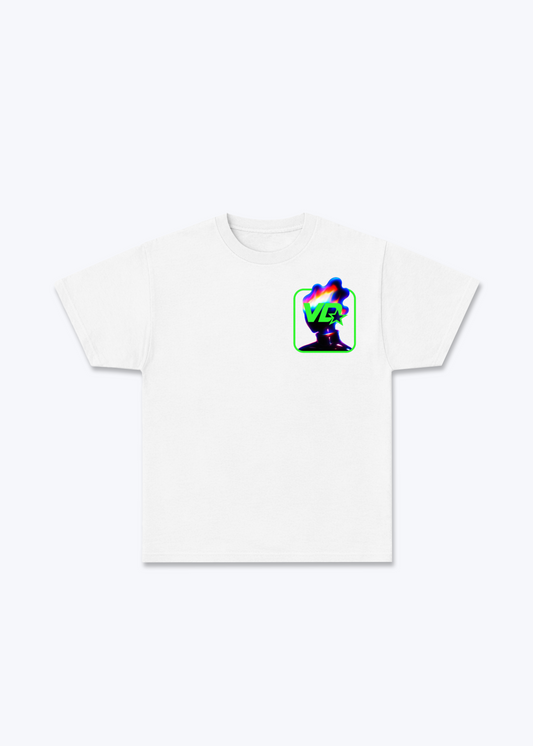 Vaud Galaxy Basic T-Shirt - White Front (Designed)