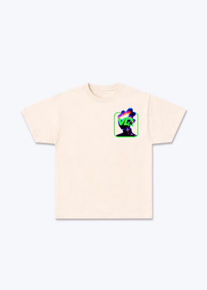 Vaud Galaxy Basic T-Shirt - Beige Front (Designed)