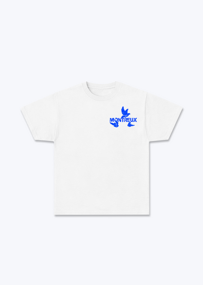 Vaud Birds Basic T-Shirt - White Front (Designed)