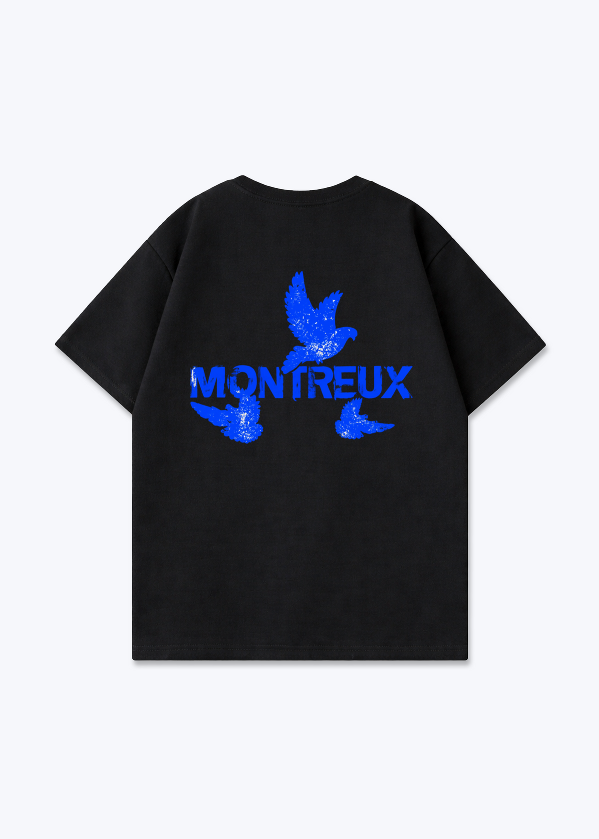 Vaud Birds Oversized T-Shirt - Black Back (Designed)