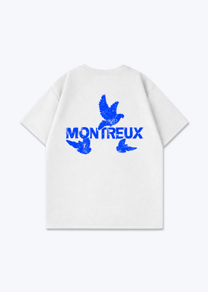 Vaud Birds Oversized T-Shirt - White Back (Designed)