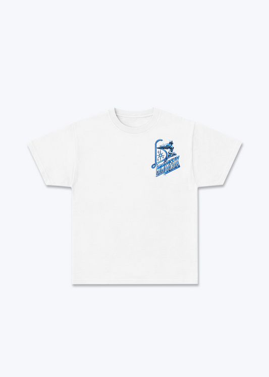 Vaud Montreux Basic T-Shirt - White Front (Designed)