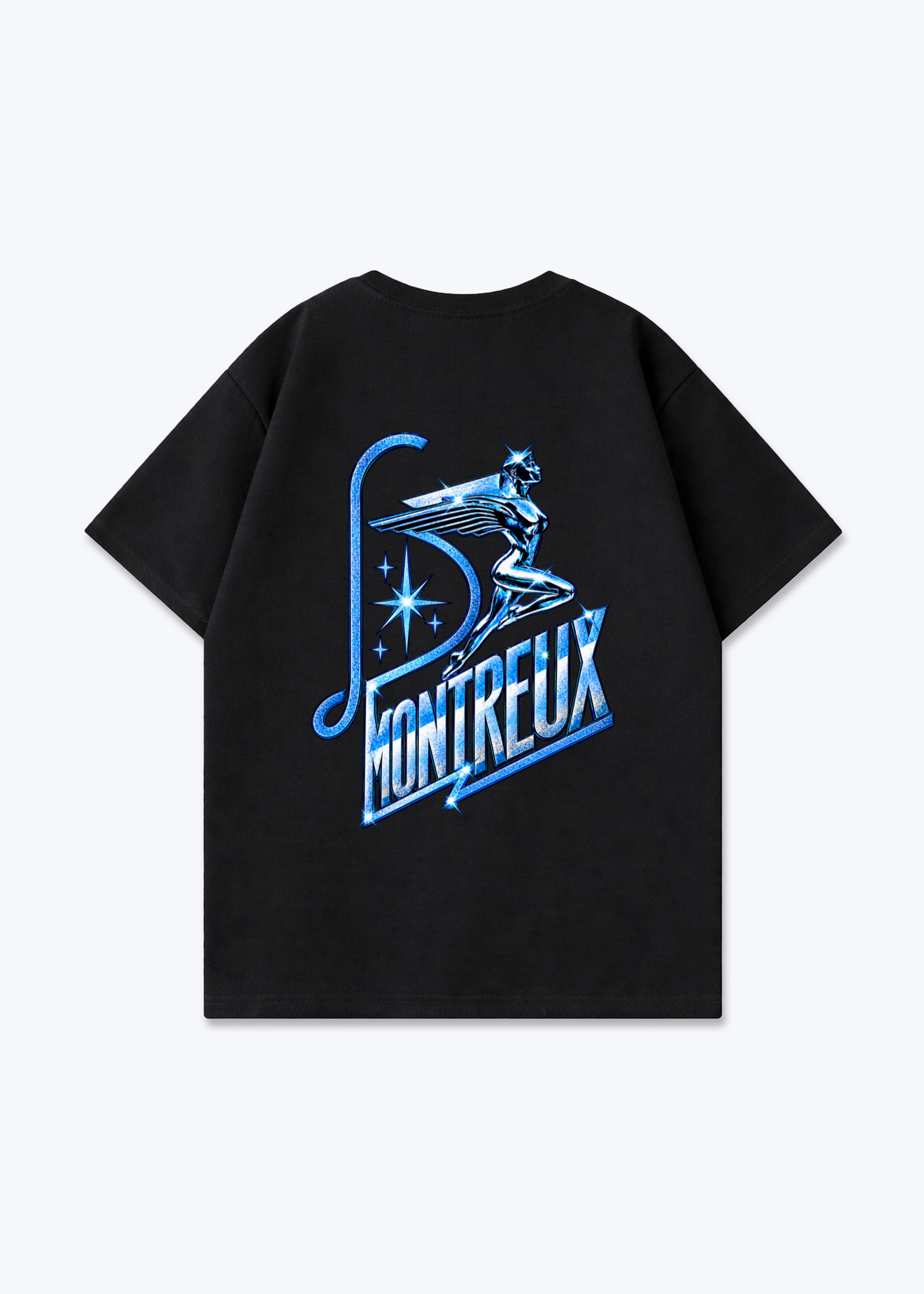 Vaud Montreux Oversized T-Shirt - Black Back (Designed)