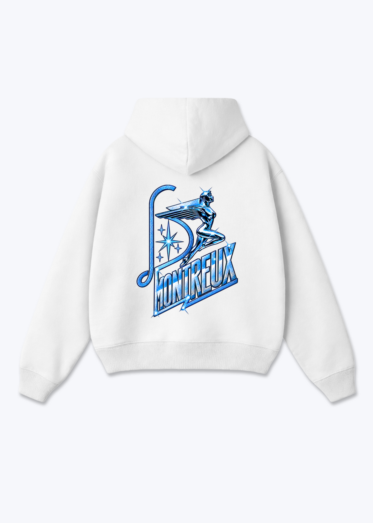 Vaud Montreux Oversized Hoodie - White Back (Designed)