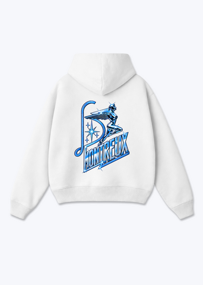 Vaud Montreux Oversized Hoodie - White Back (Designed)