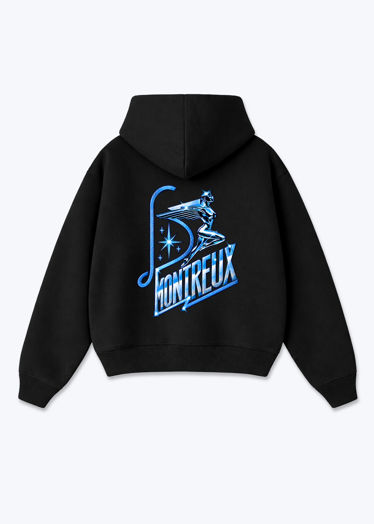 Vaud Montreux Oversized Hoodie - Black Back (Designed)