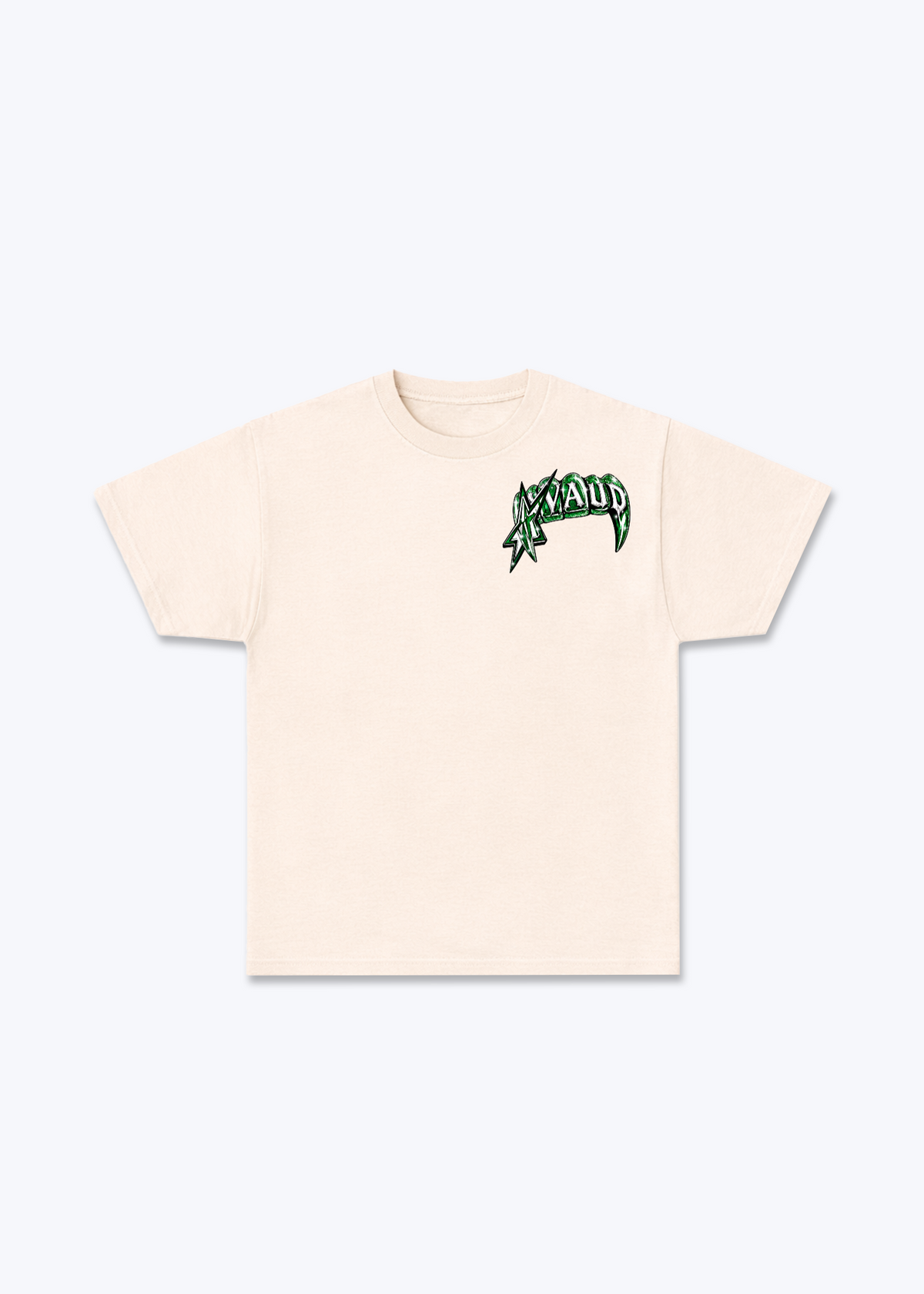 Vaud Vampire Basic T-Shirt - Beige Front (Designed)