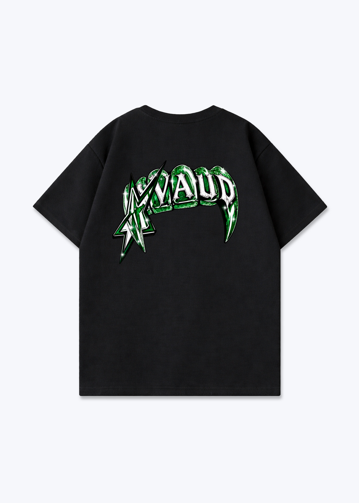 Vaud Vampire Oversized T-Shirt - Black Back (Designed)