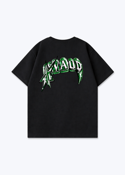 Vaud Vampire Oversized T-Shirt - Black Back (Designed)