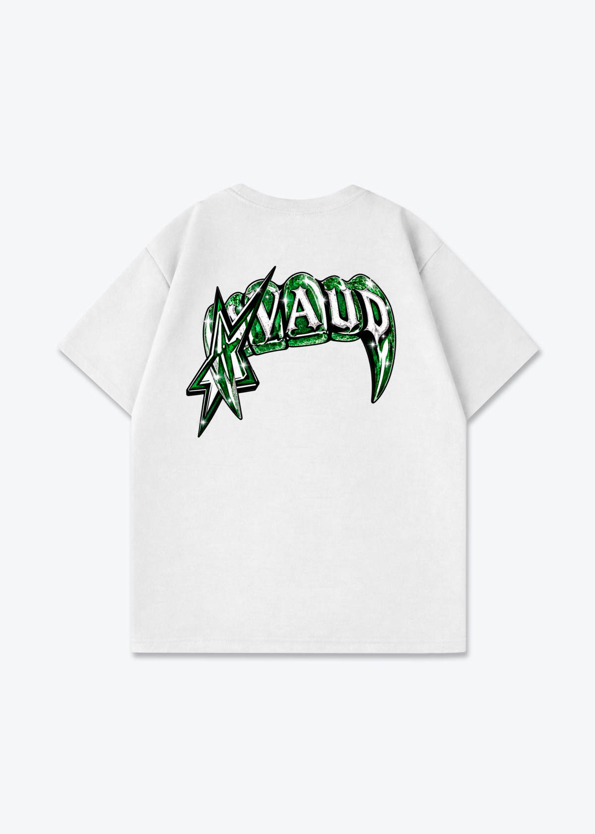 Vaud Vampire Oversized T-Shirt - White Back (Designed)