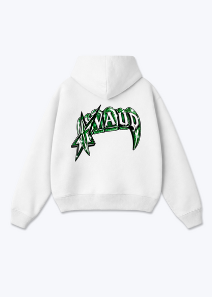 Vaud Vampire Oversized Hoodie - White Back (Designed)