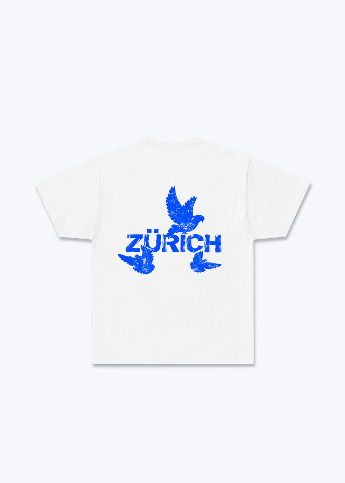 Zürich Birds Basic T-Shirt - White Back (Designed)