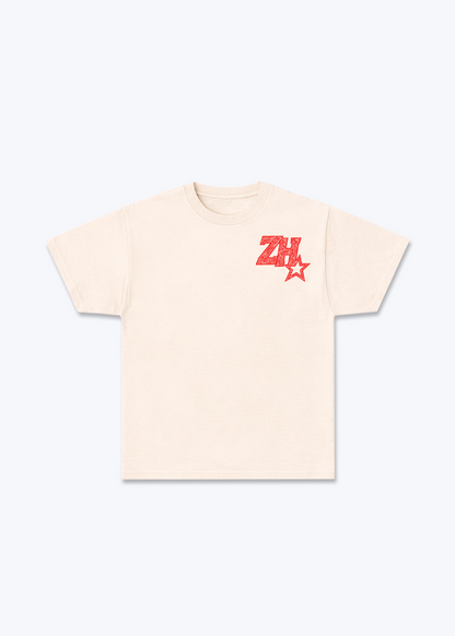 Zürich ZH Art Basic T-Shirt - Beige Front (Designed)