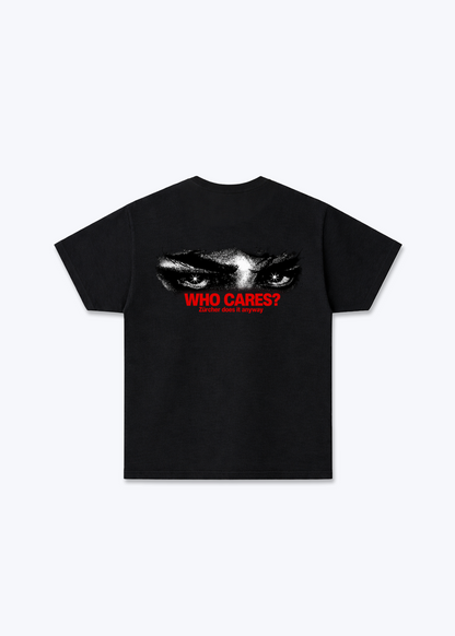 Zürich Who Cares Basic T-Shirt - Black Back (Designed)