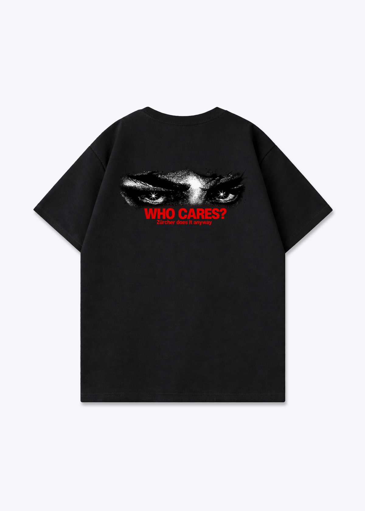 Zürich Who Cares Oversized T-Shirt - Black Back (Designed)