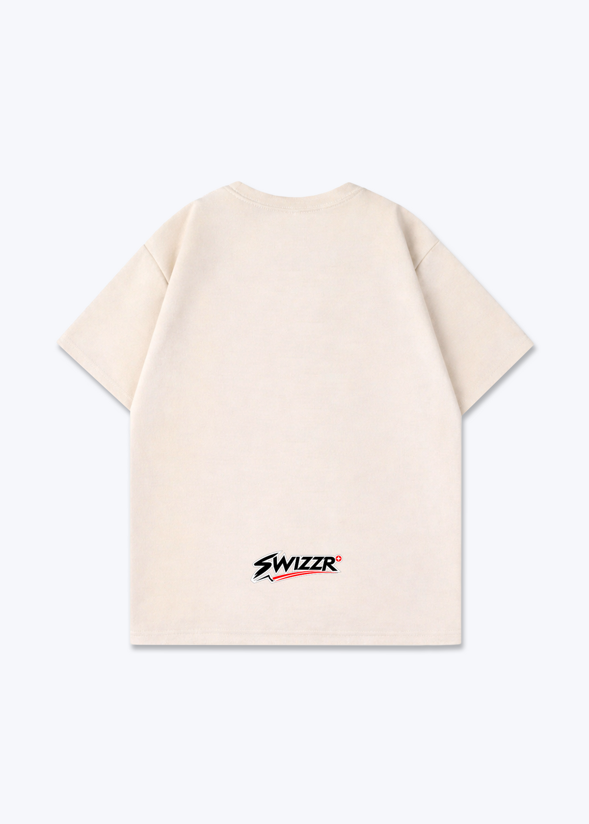 Zürich Run it up Oversized T-Shirt - Beige Back (Designed)