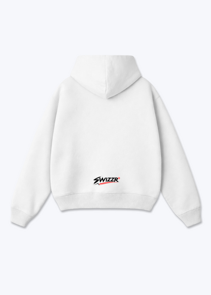Zürich Run it up Oversized Hoodie - White Back (Designed)