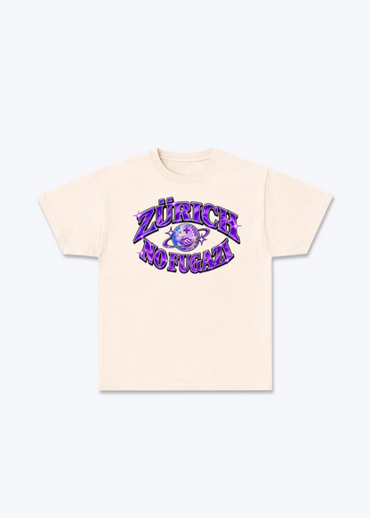 Zürich No Fugazi Basic T-Shirt - Beige Front (Designed)