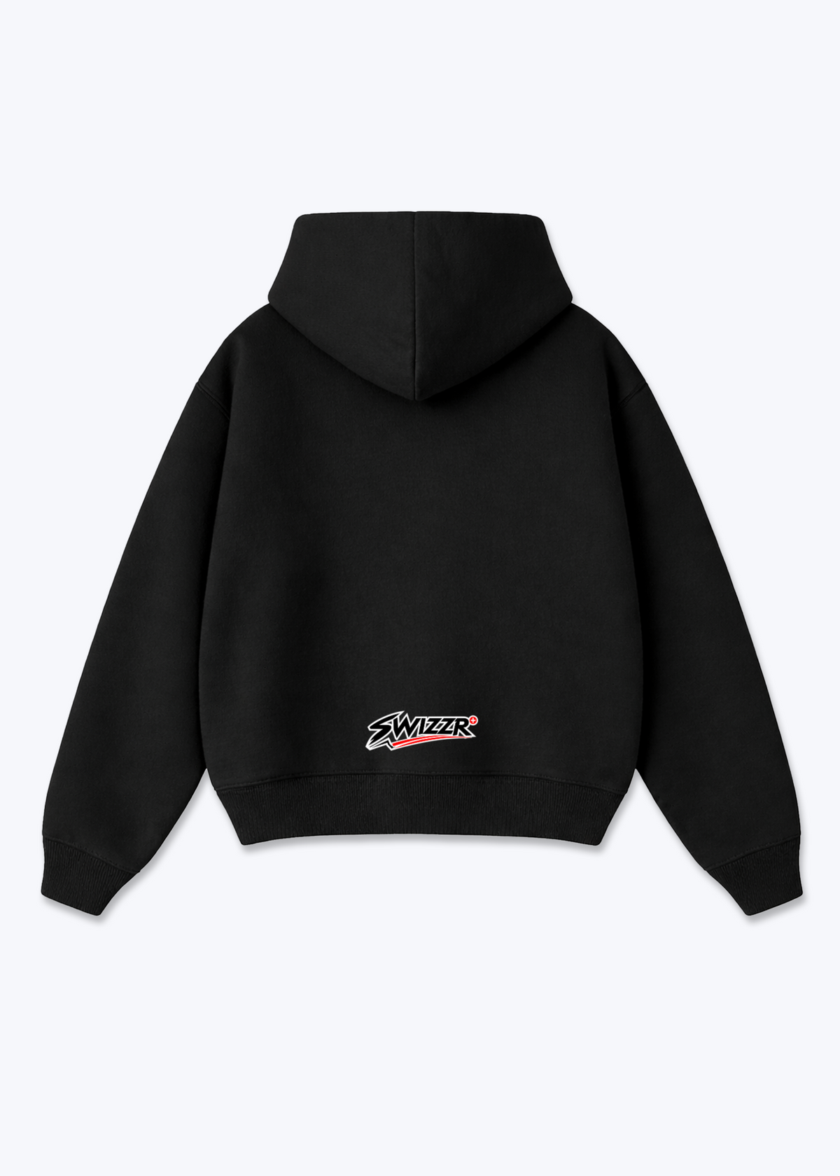 Zürich No Fugazi Oversized Hoodie - Black Back (Designed)