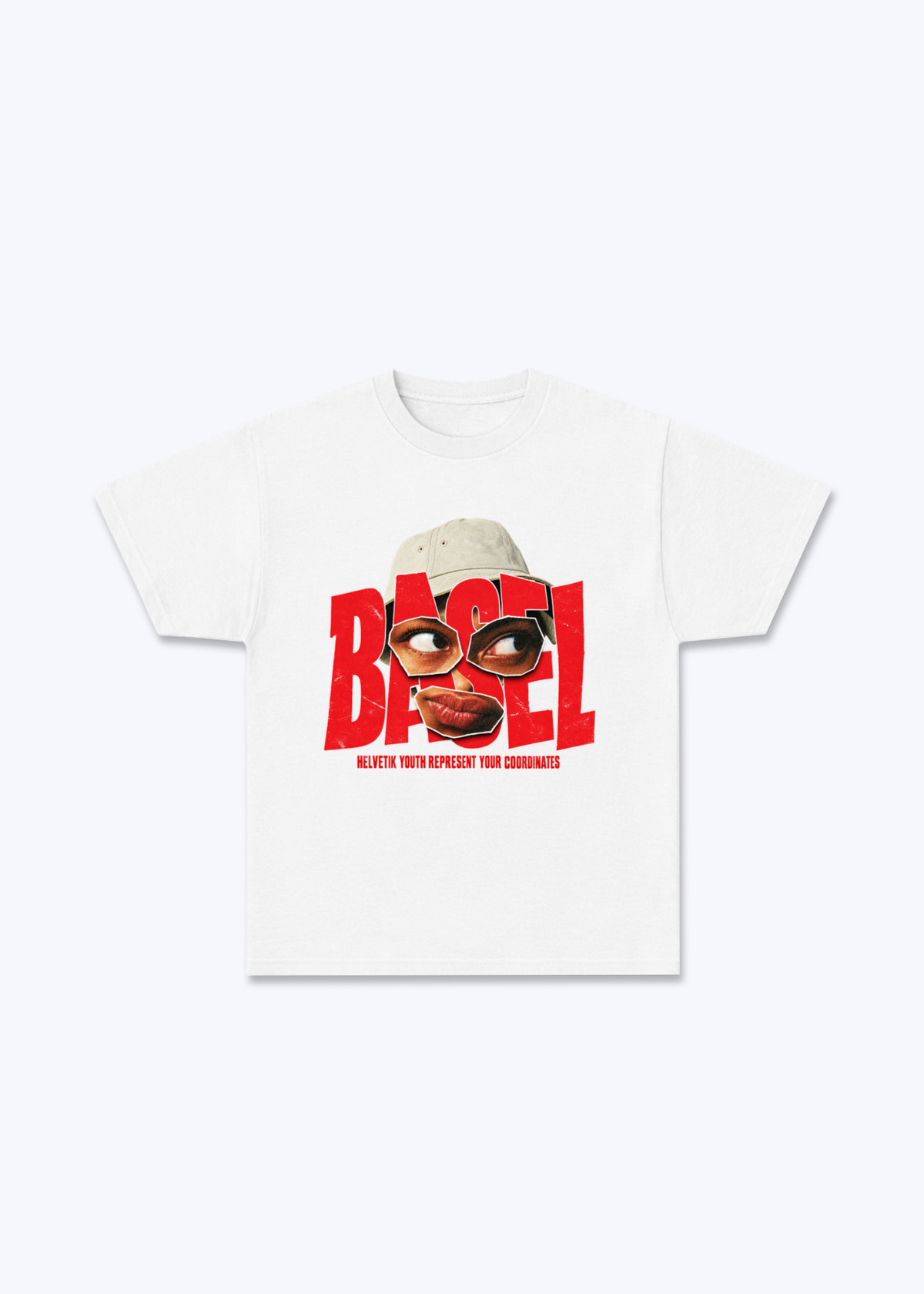 Basel Youth Basic T-Shirt - White Front (Designed)