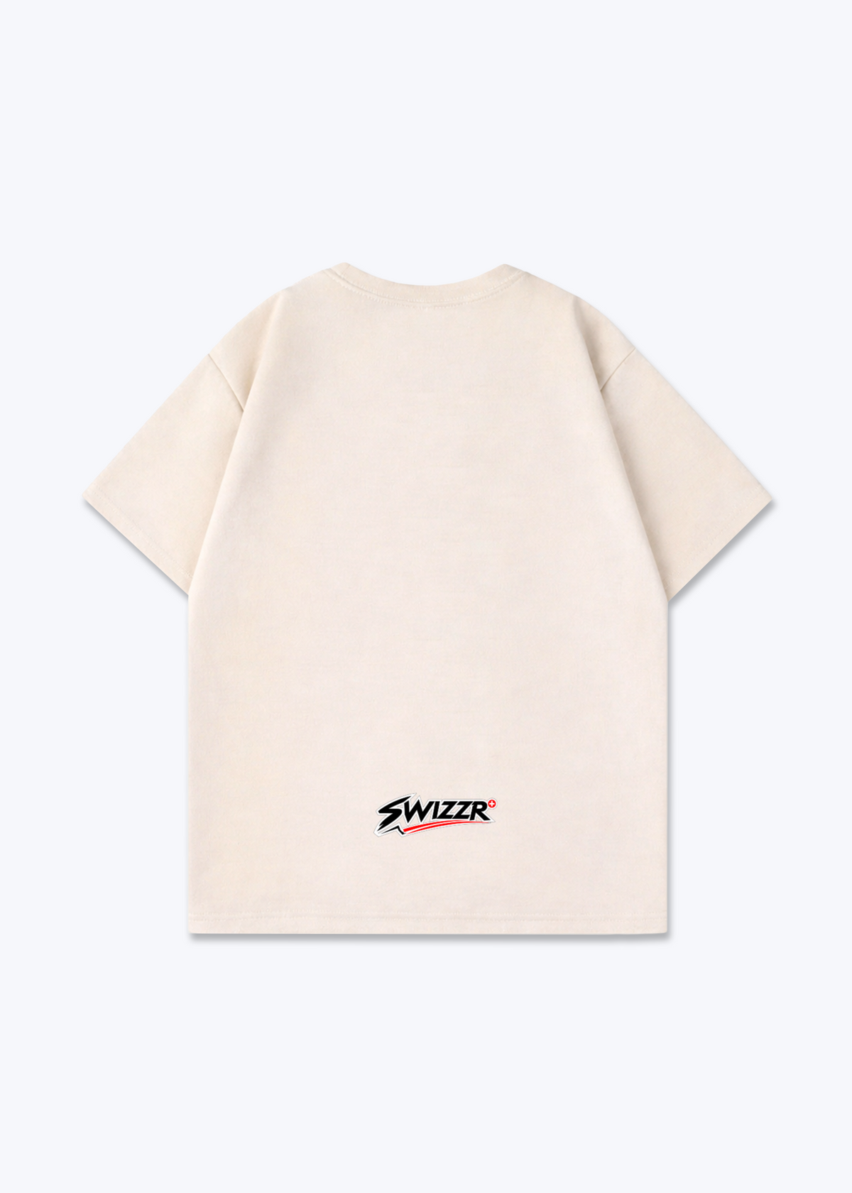 Basel Youth Oversized T-Shirt - Beige Back (Designed)