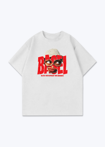 Basel Youth Oversized T-Shirt - White Front (Designed)