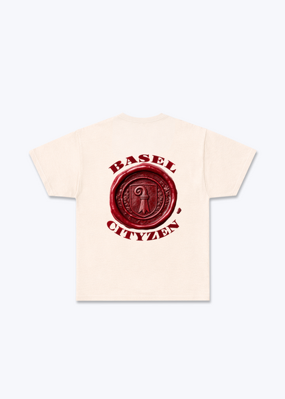 Basel Cityzen Basic T-Shirt - Beige Back (Designed)
