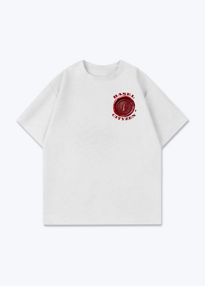 Basel Cityzen Oversized T-Shirt - White Front (Designed)