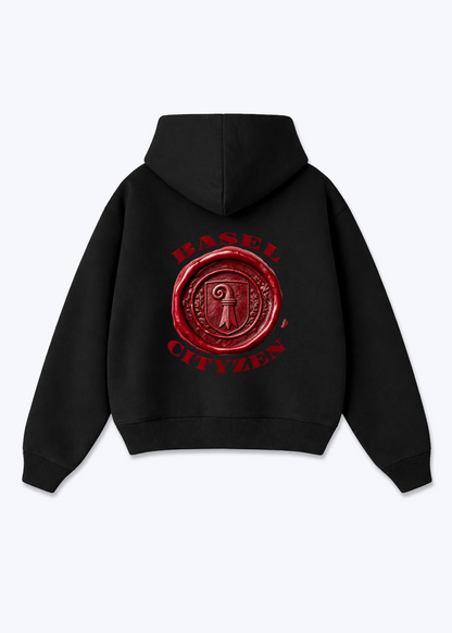 Basel Cityzen Oversized Hoodie - Black Back (Designed)
