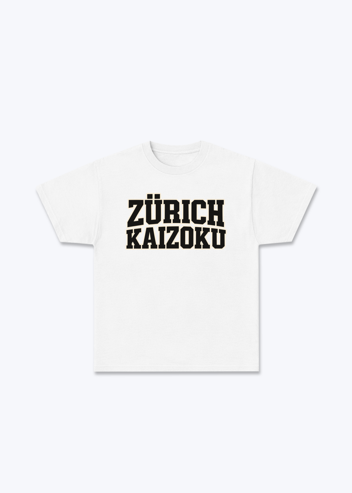 Zürich Kaizoku Basic T-Shirt - White Front (Designed)