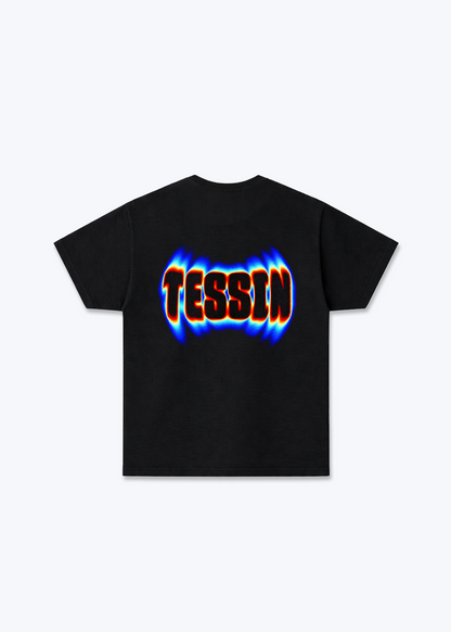 Tessin Neon Basic T-Shirt - Black Back (Designed)